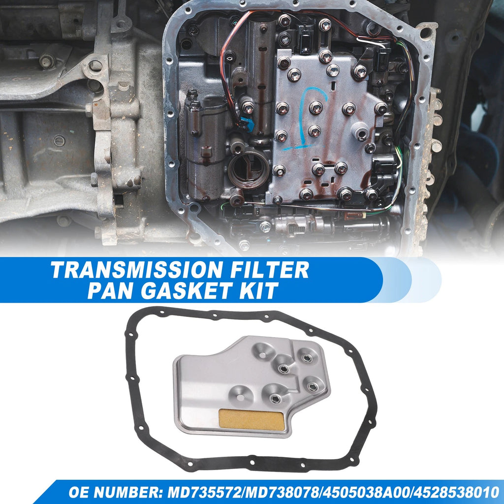 Transmission Filter Oil Pan Gasket Kit Replacement for Mitsubishi (2006–2016)