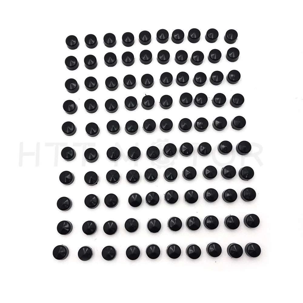 100 Piece Allen Socket Bolt Cap Dress Kit for Harley (Misc Hardware)