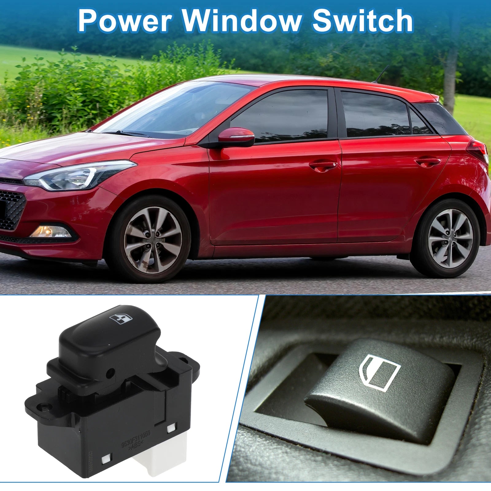 Passenger Side Power Window Switch Replacement for Hyundai i20 (2012–2015)