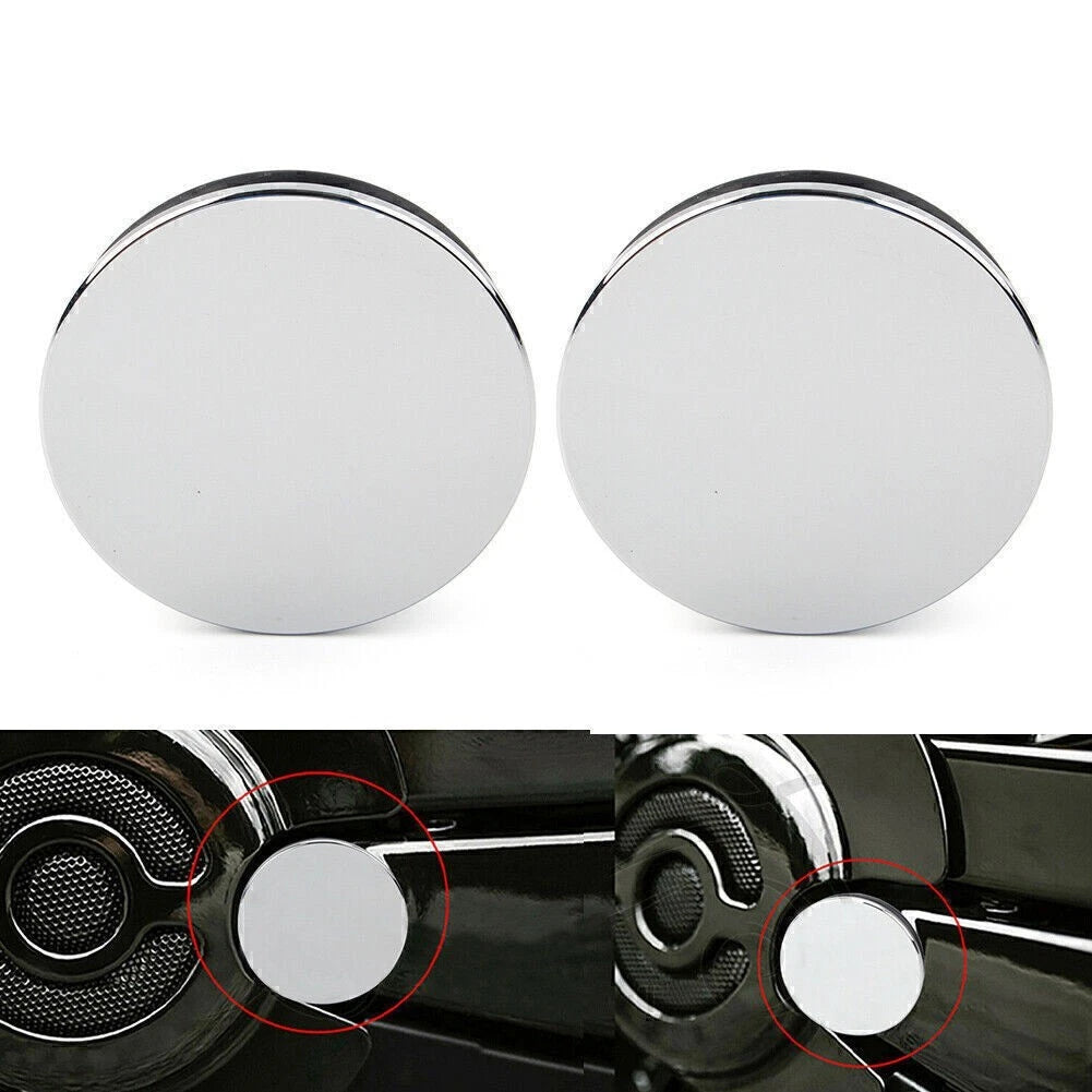 Pair Swingarm Pivot Covers for Harley V-Rod VRSCA (2002–2017) Silver