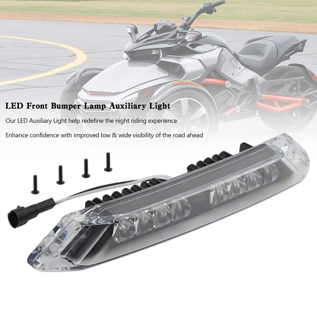 LED Front Bumper Lamp Auxiliary Light for Can-Am Spyder RT (2020–2023)