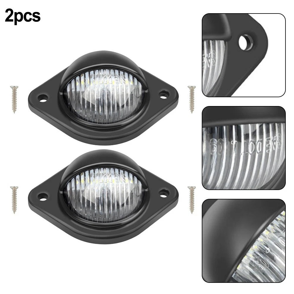 2X LED License Plate Light for Truck SUV Trailer Van