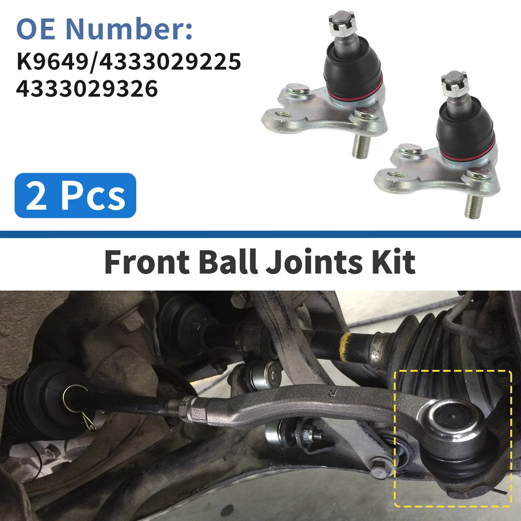 2 Pcs Front Lower Ball Joints Replacement for Toyota Celica (1990–1993)