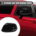 Left Side View Mirror Cover Trim with ABS Black for Honda CRV (2012–2016)