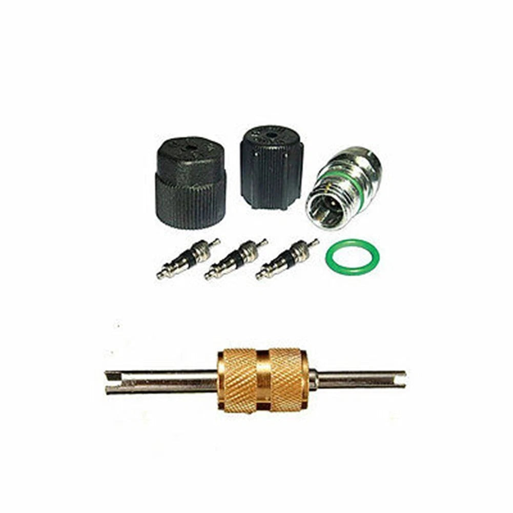 A/C Valve Core and Cap Kit for R12 & R134a (Universal)