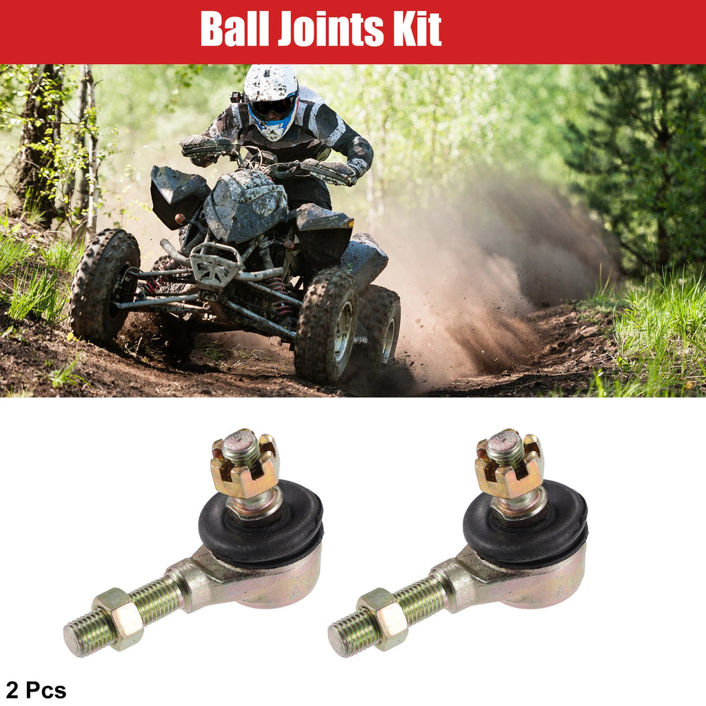 2X M10x1.25 Ball Joint Kit for 50cc 70cc 90cc 110cc