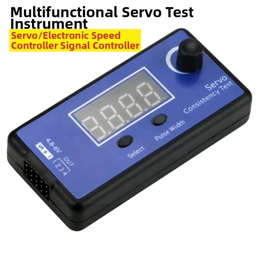 ESC signal tester for motor controllers (wide voltage compatibility)