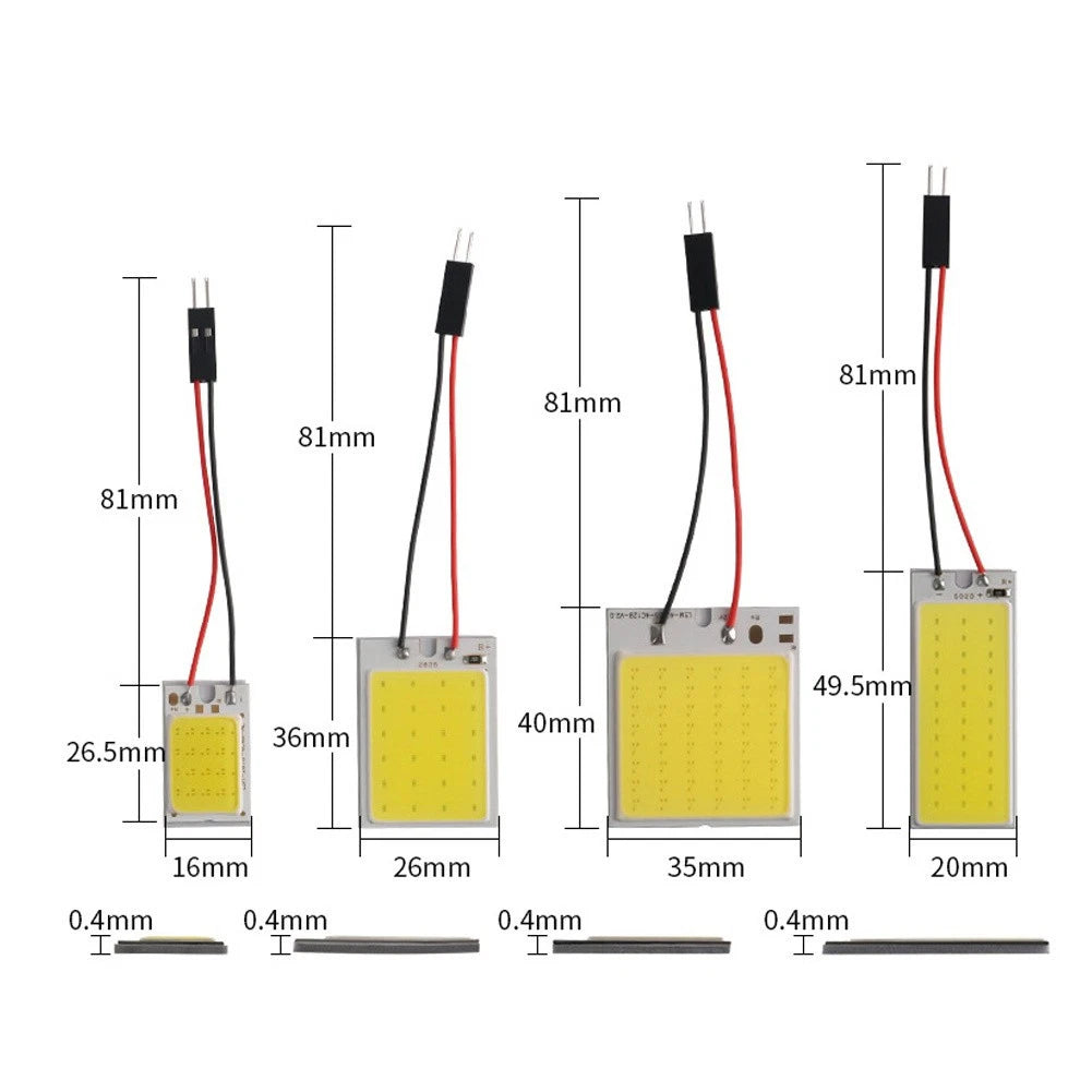 LED Light Panel for Car Interior Ceiling (6000K)