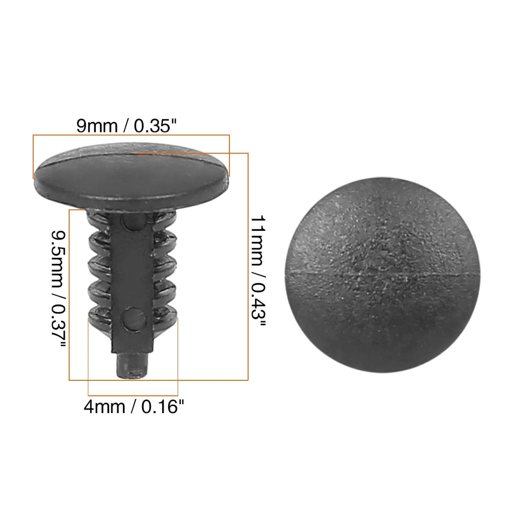 30pcs Plastic Rivets for Universal Cars (4mm Hole)