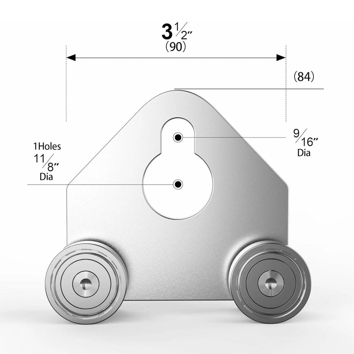1-5/8 Strut Channel Roller Trolley for Industrial Use