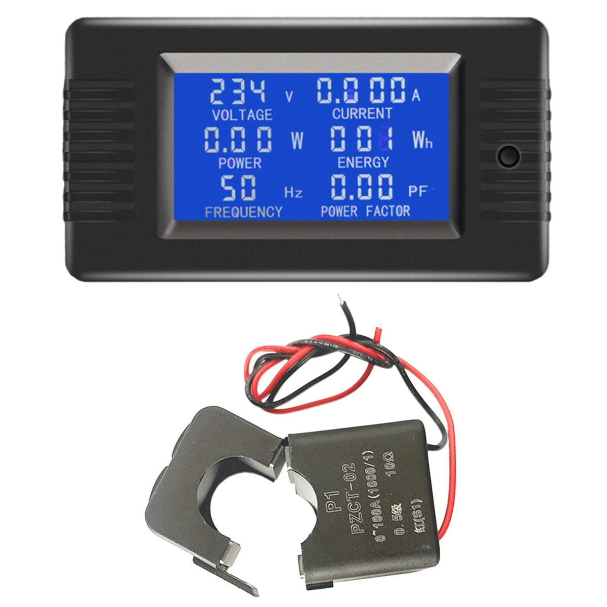 LCD Power Meter for Energy Consumption Tracking