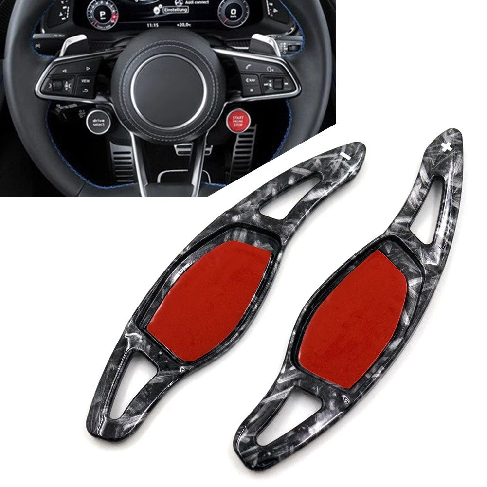 Steering Wheel Shift Paddle Shifter Extension For Audi R8 RS3 RS4 RS5 TT RS RS