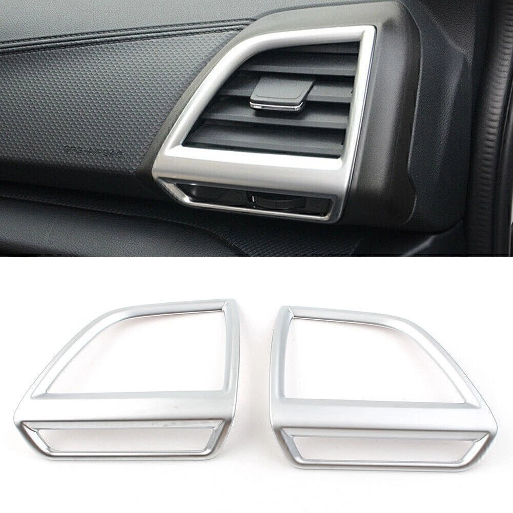 Inner Side Air Vent Outlet Cover Trim for Subaru Forester (2019–2020) Silver