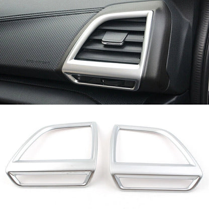 Inner Side Air Vent Outlet Cover Trim for Subaru Forester (2019–2020) Silver