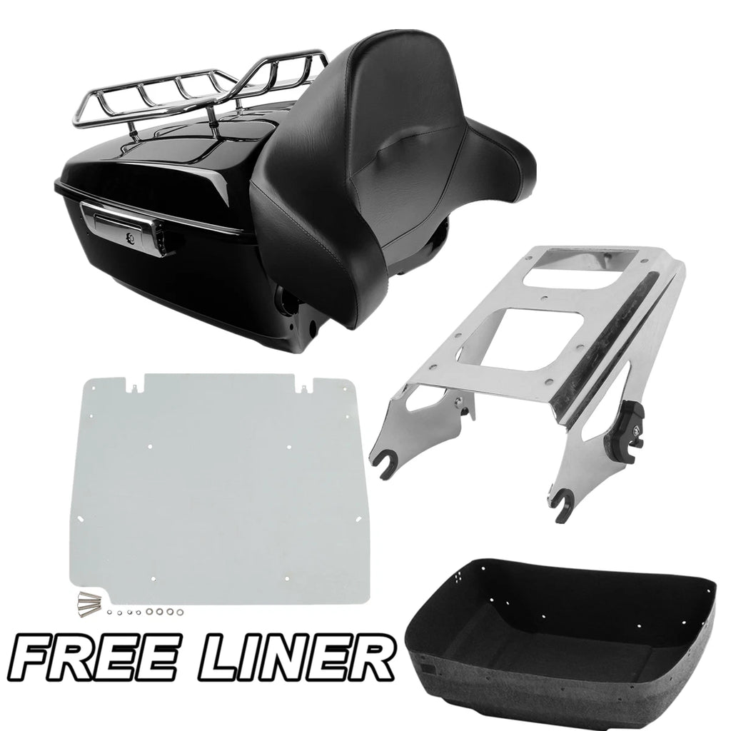 Trunk Pad Mount Rack Base Plate for Harley Electra Road Glide (2009–2013)