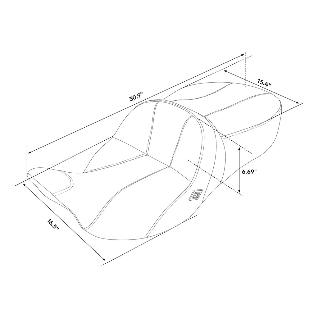 Heated Seat for Harley Touring Electra Glide (2009–2023)