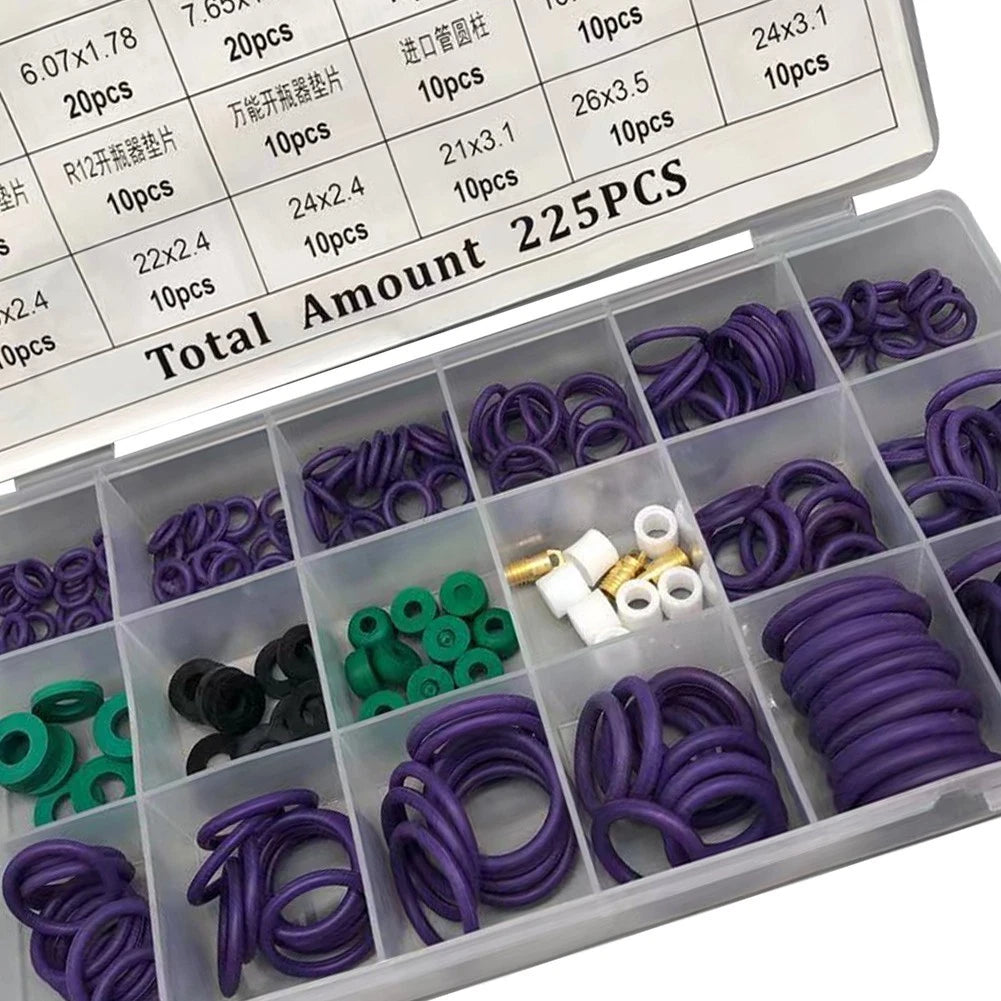 Rubber O Ring Gaskets Kit for Air Conditioning Compressor Repair (2010–2020)