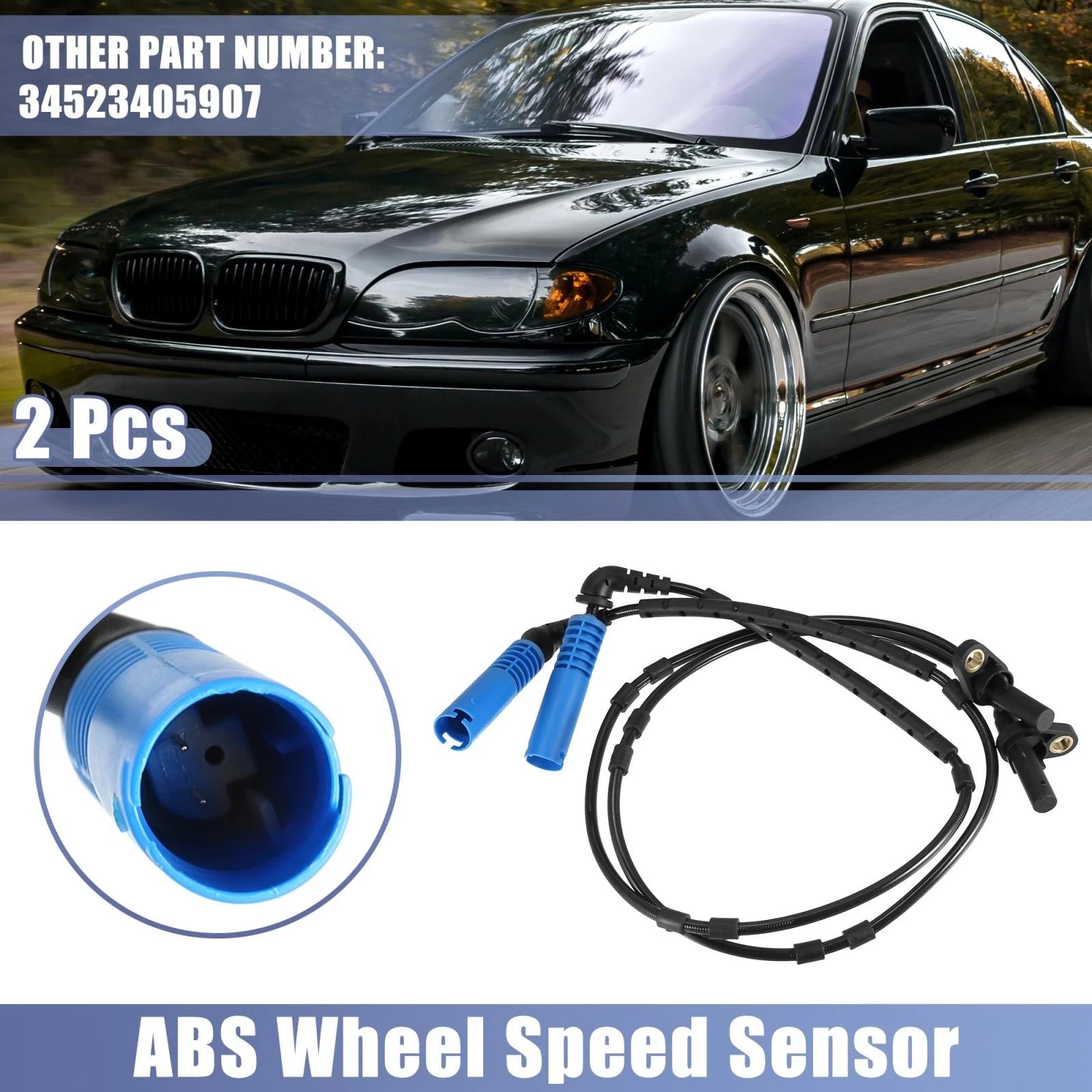 ABS Wheel Speed Sensor Front or Rear Left and Right for BMW X3 (2004–2010)