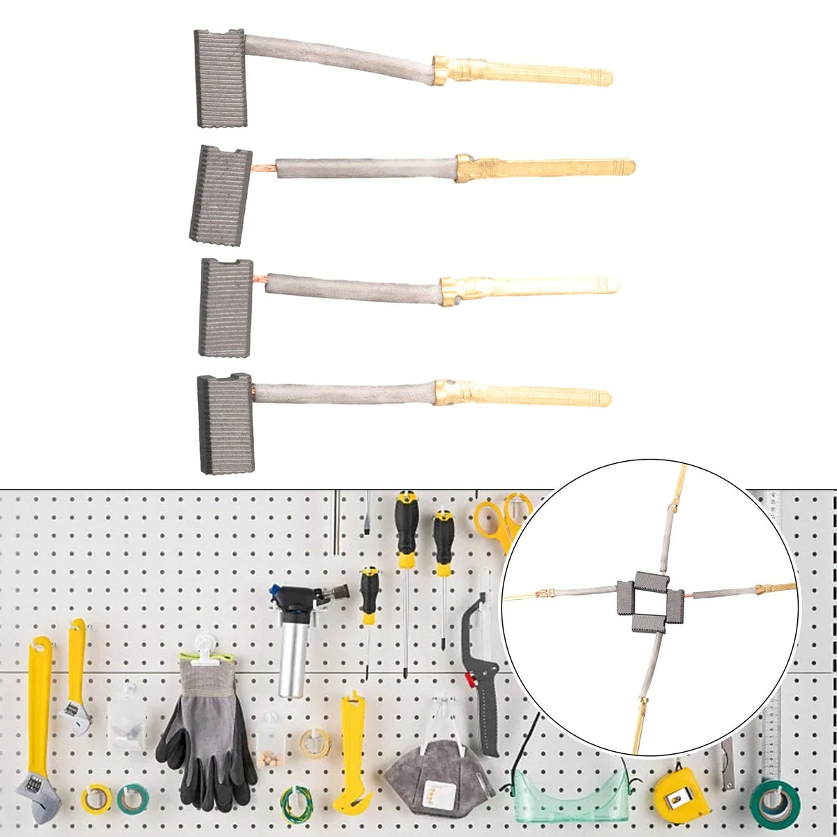 Set of 4 Carbon Brushes for DW400 Type 1 and 2 Grinders