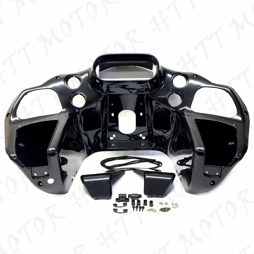 HTTMT Inner ABS Front Fairing w/ Glove for Harley Road Glide (1998–2013) FLTR