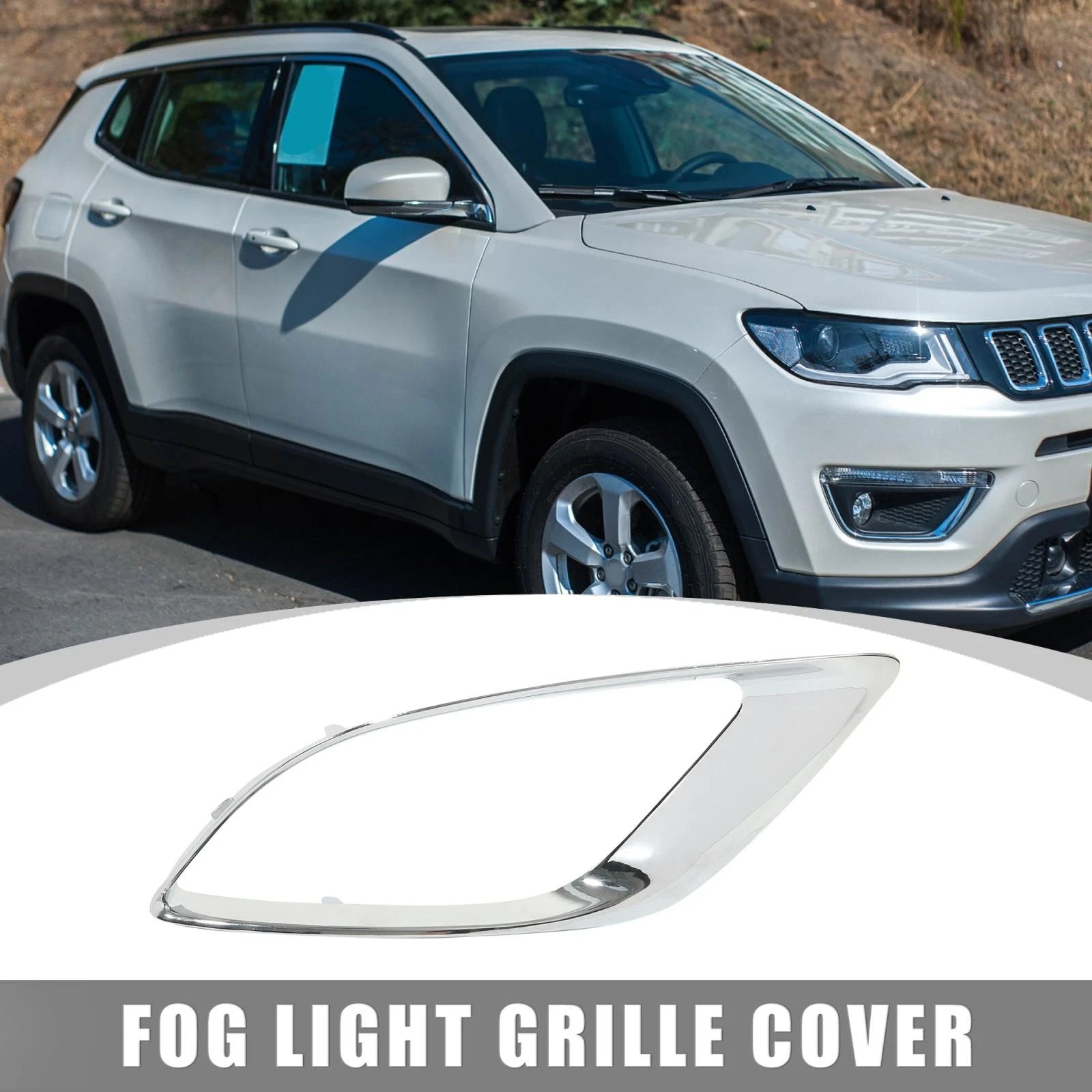Front Right Bumper Fog Light Grille Cover Trim for Dodge Durango (2014–2018)