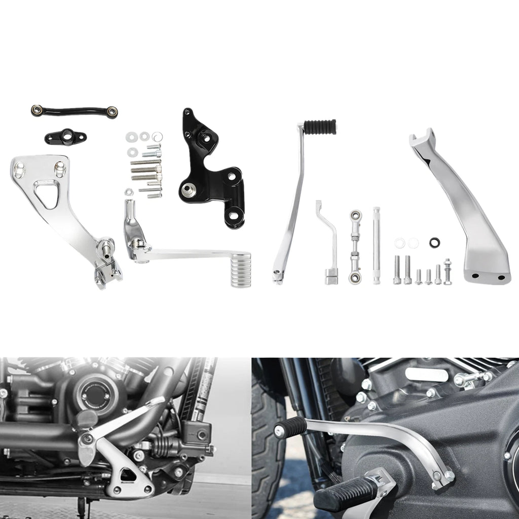 Mid Controls Shift & Brake Side Set for Harley Sport Glide Fat Bob (2018–2023)