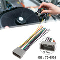 Car CD Player Wire Harness Adapter for Chevrolet Dodge Chrysler (70-6502)