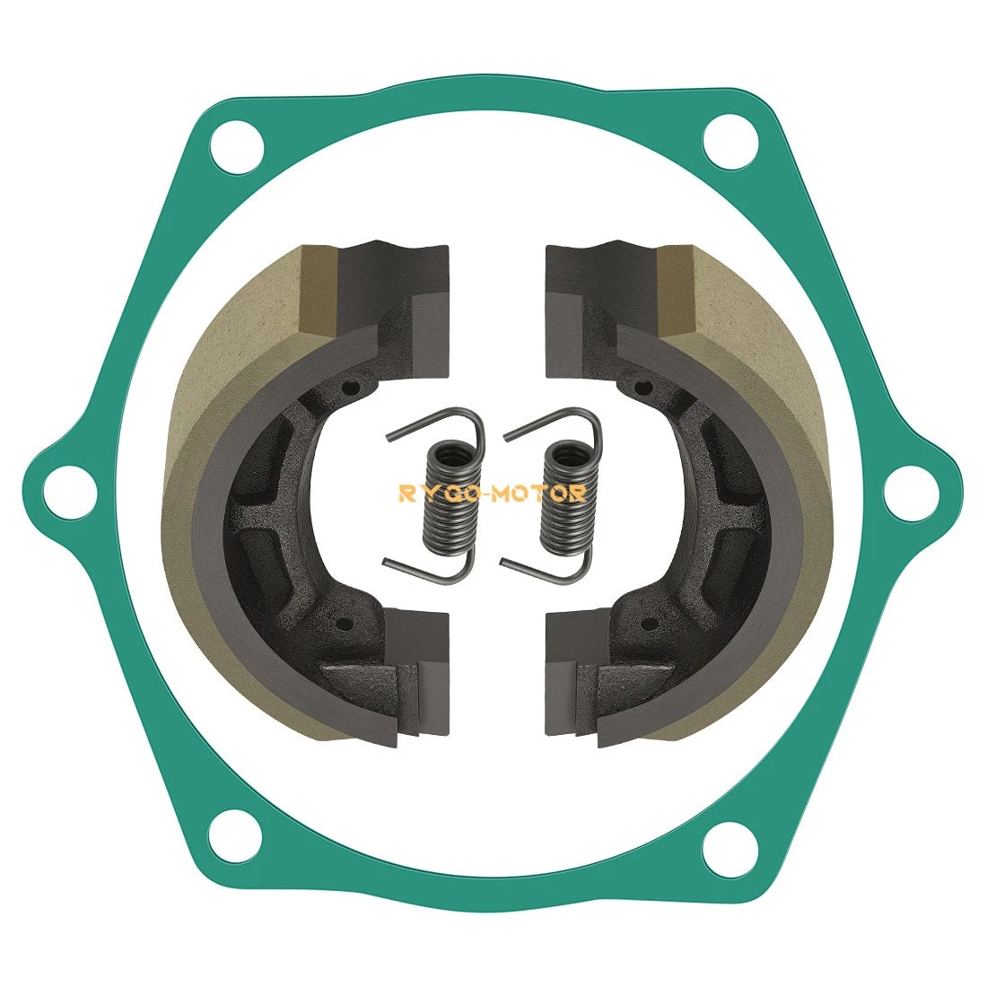Brake Shoes Kit with Springs & Gasket for John Deere 650 670