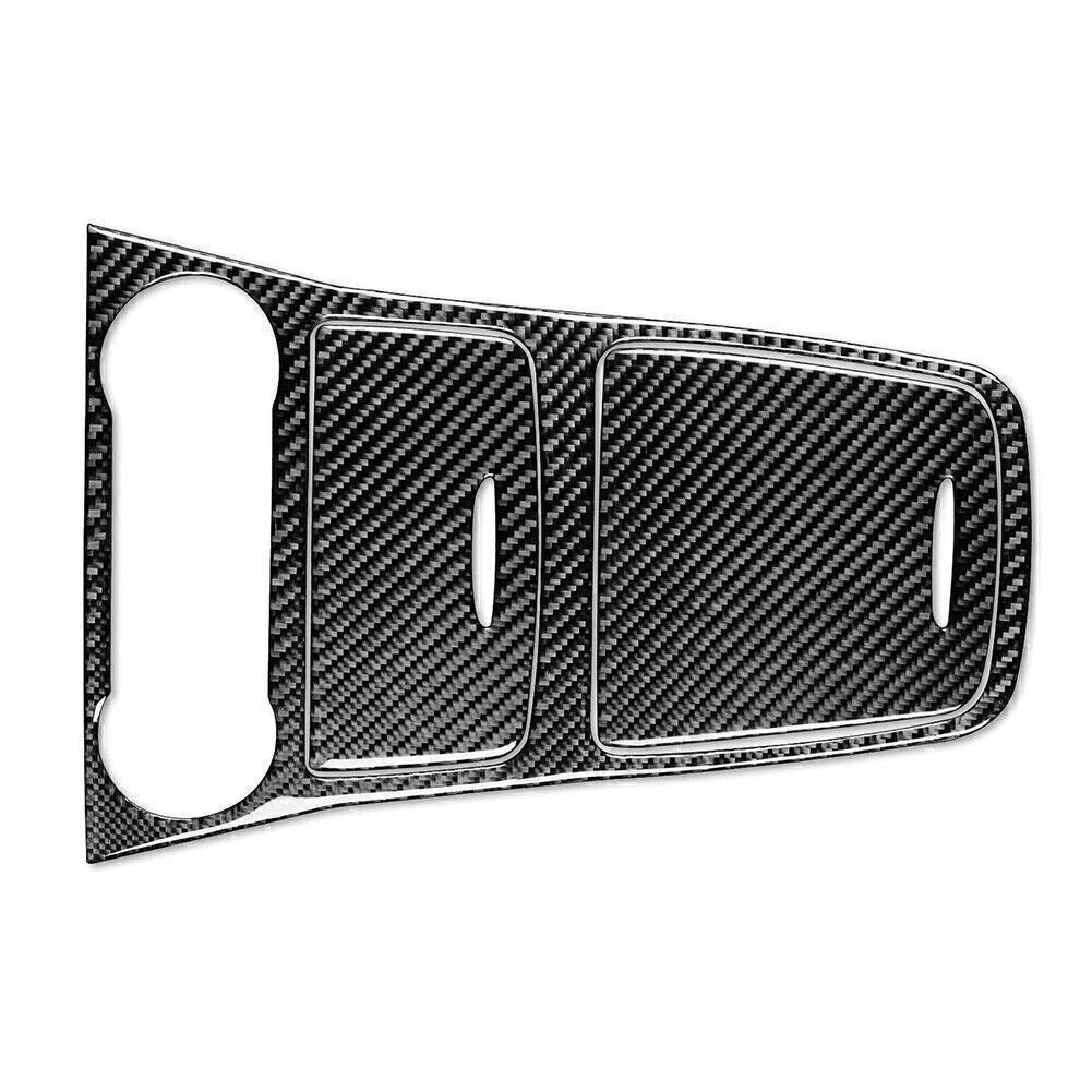 3X Carbon Fiber Interior Center Console Trim for Benz A Class W117 (2013–2018)