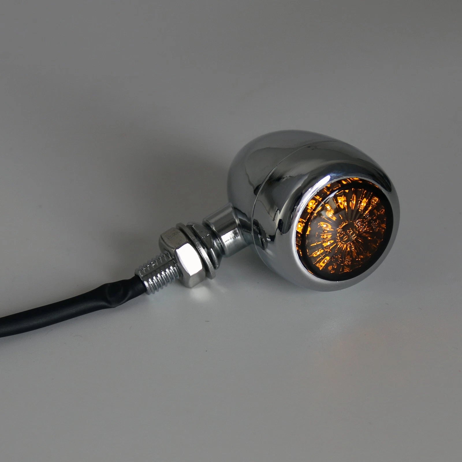 Bullet Turn Signals for Chopper Cafe Racer (Chrome)