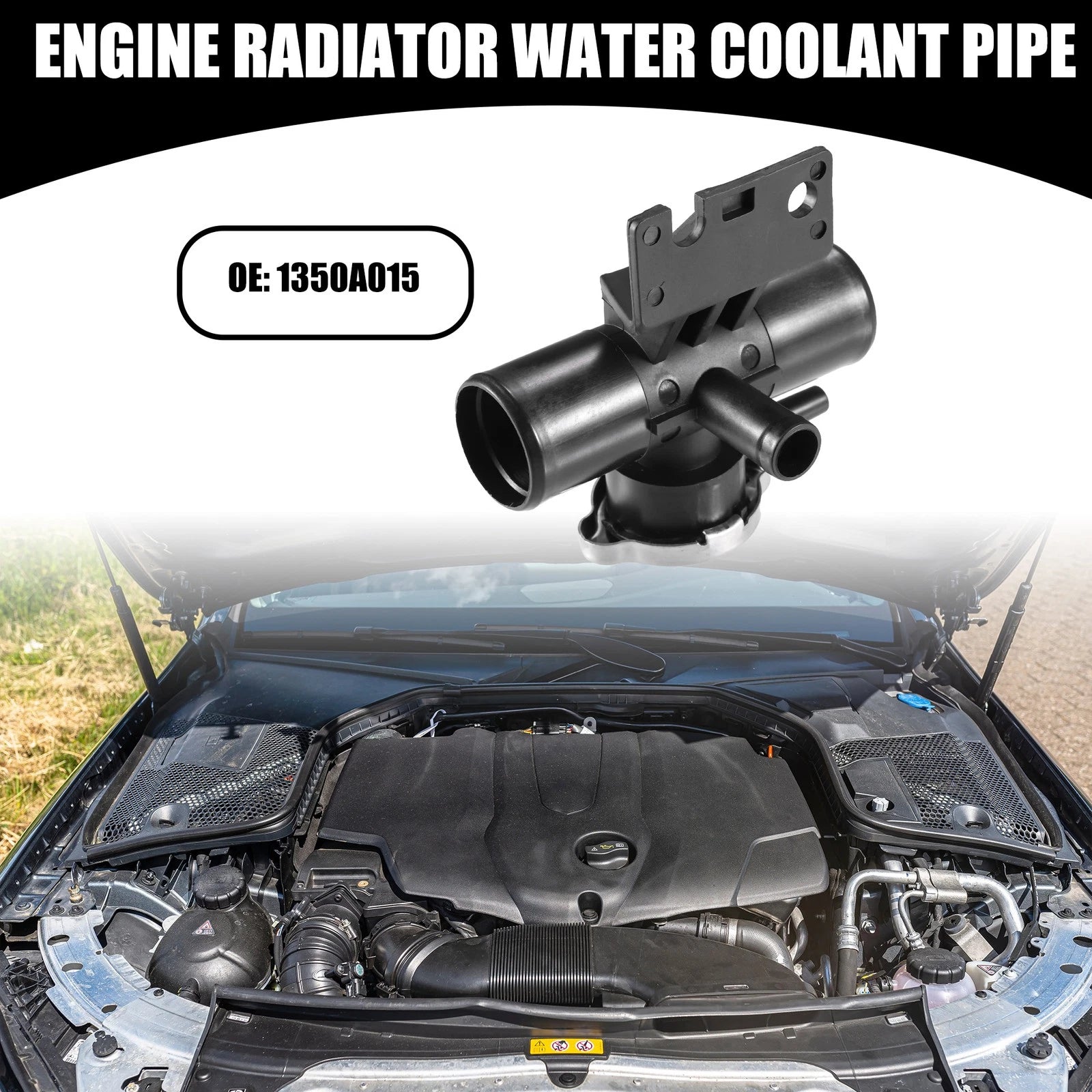 Radiator Coolant Filler Neck with Cap Replacement for Mitsubishi Lancer (2007–2017)