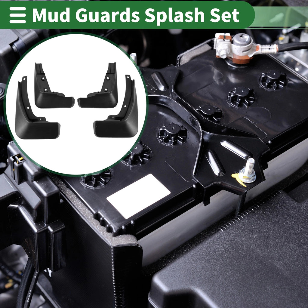 Mud Flaps Splash Guard Set with Mounting for Chevrolet Cruze Hatchback (2017–2019)