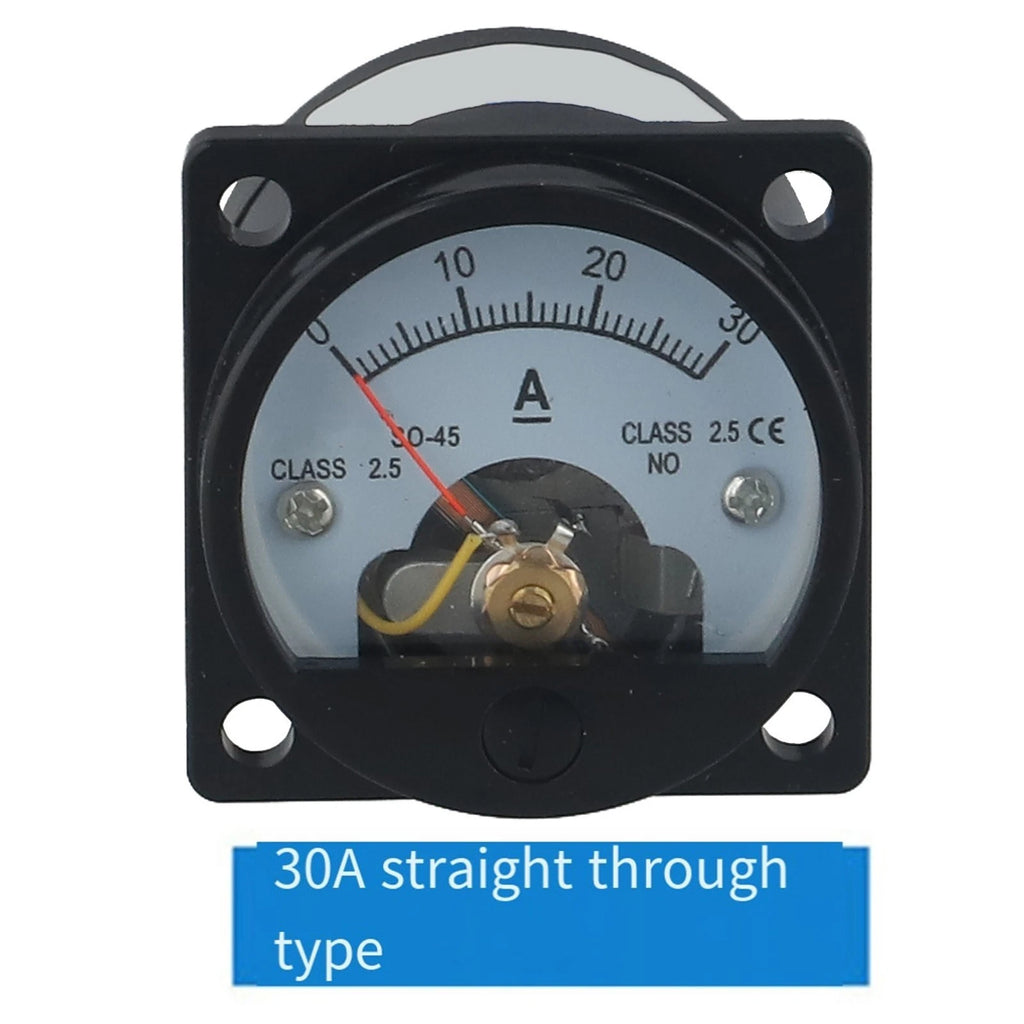 Analog DC Ammeter for Easy Vertical Installation and Screw Wiring