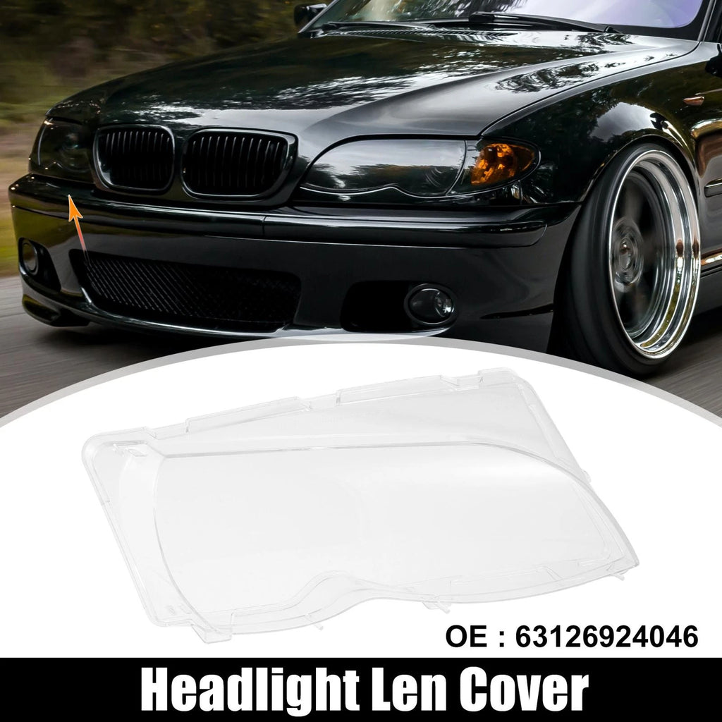 Headlight Lens Cover Right Front for BMW E46 4 Door (2002–2005)
