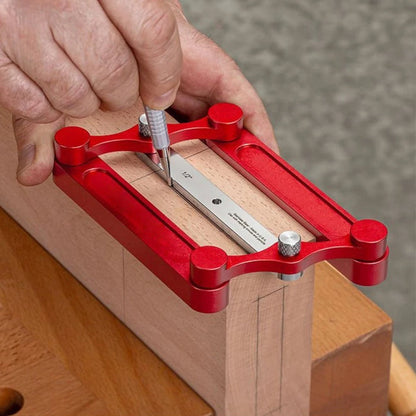 Precision Marking Tool for Woodworking - Stainless Steel Design