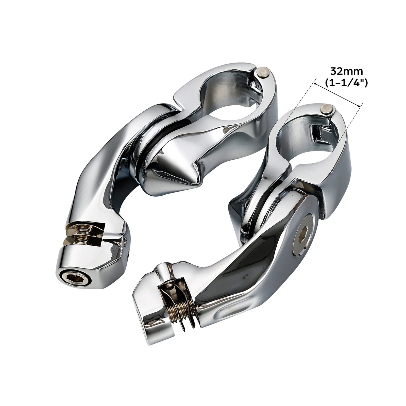 Pegstreamliner Floorboards 1.25" for Harley Touring