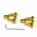 Fork Preload Adjusters for Suzuki GSXR 1100, TL1000, ZX6R, YZF (17mm Gold)