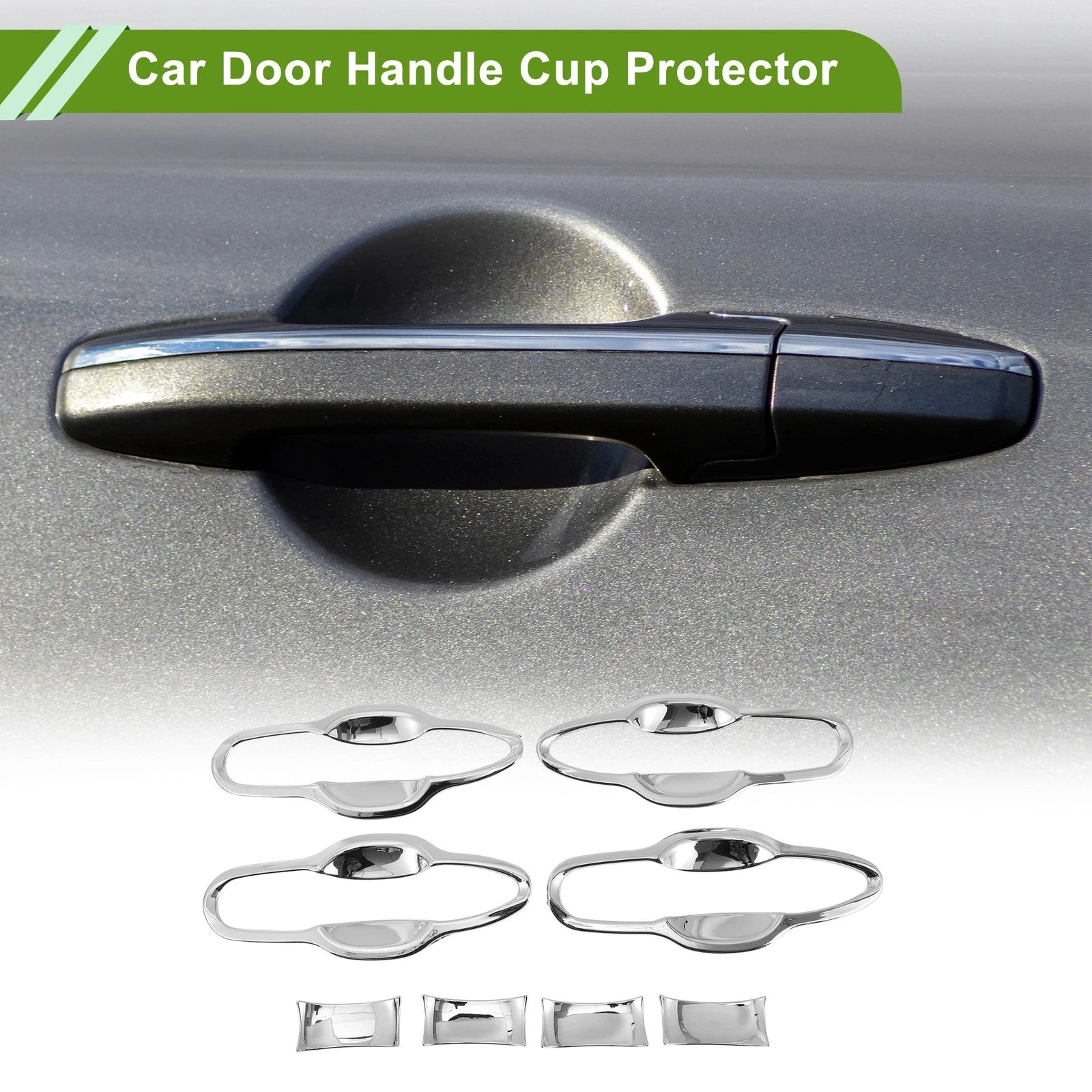 Door Handle Cup Protector for Toyota Camry (2018–2024) Chrome 8 Piece Set