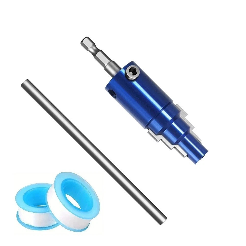 Pipe extractor tool for broken wire removal (Includes extension bar, tape)