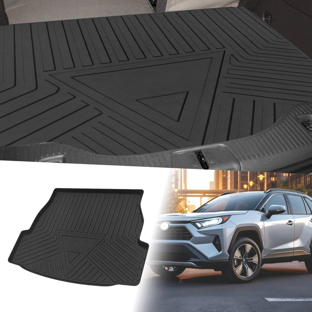 Cargo Liner Rear Trunk Mat TPE Flat Face for Toyota RAV4 (2020–2024)