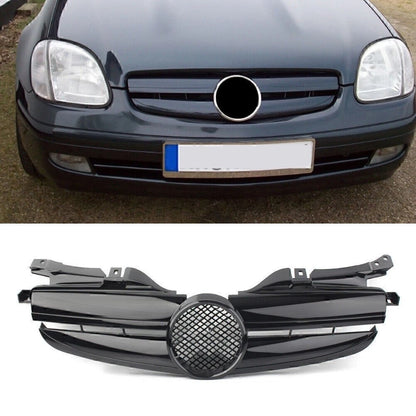 Upper Grille for Mercedes Benz SLK-Class R170 (1998–2004) Black