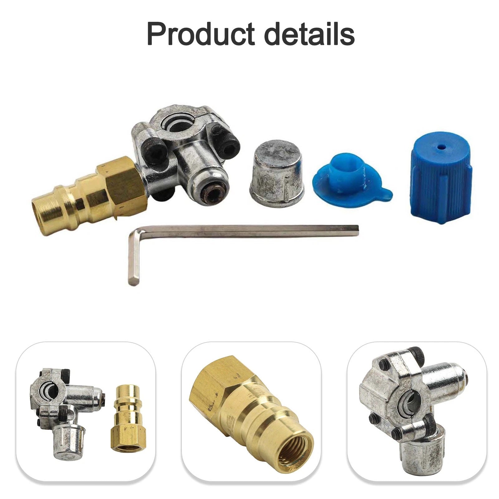 AC Piercing Valve Kit BPV31 for R12 R22 R134A (Compatible with Multiple Sizes)