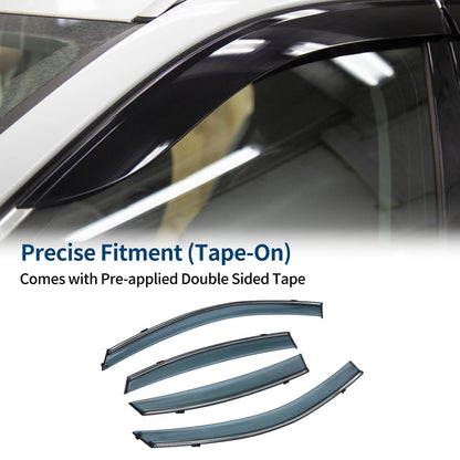 Window Deflectors Side Vent Visor for Hyundai Elantra Sedan (2007–2010)