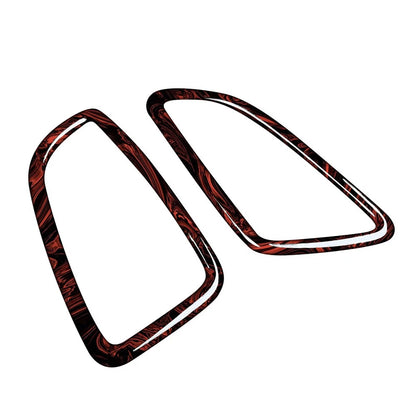 2pcs Fire Red Dashboard Air Vent Cover Trim For Benz C GLC Class W205 X253 15-20