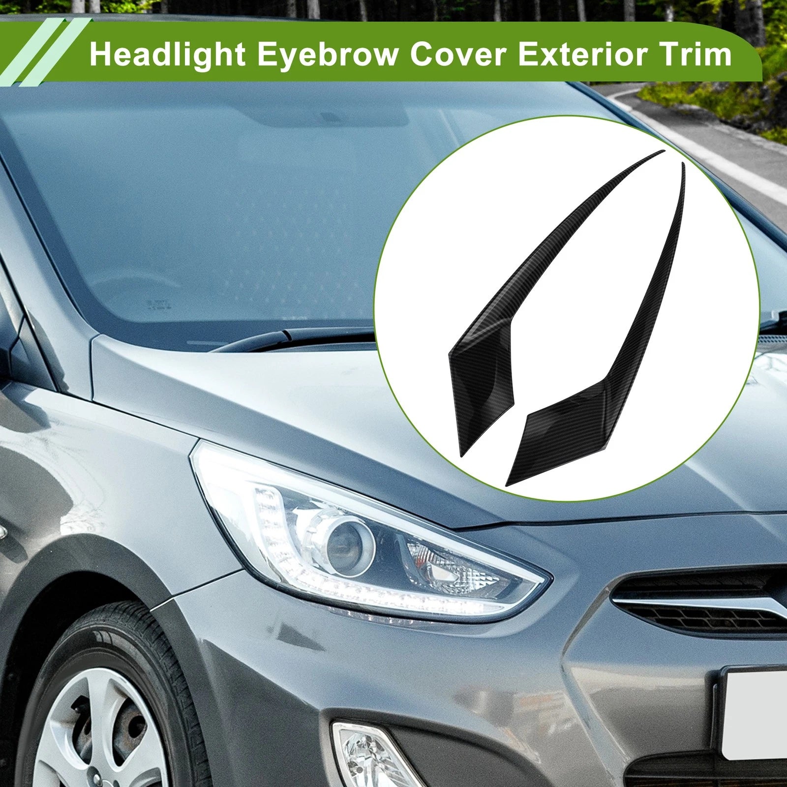 Headlight Eyebrow Cover Replacement for Honda Accord 11th Gen (2018–2022)