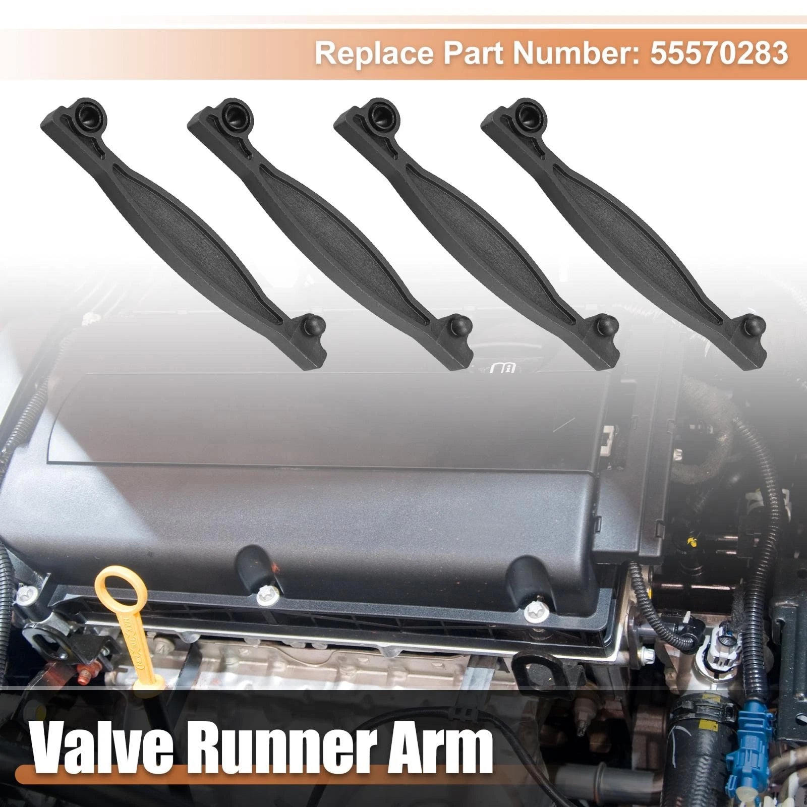 4 Pcs Intake Manifold Tuning Valve Runner Arm Replacement for Chevrolet Cruze (2011–2016)