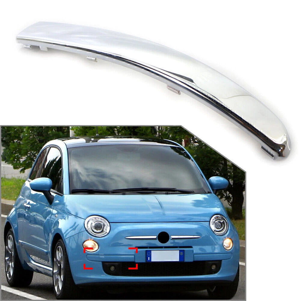 Front Right Bumper Molding Trim for Fiat 500 (2007–2015)