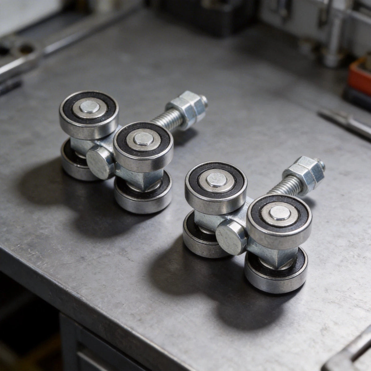Heavy Duty C 50 4 Wheel Roller Trolley Assembly for C 50