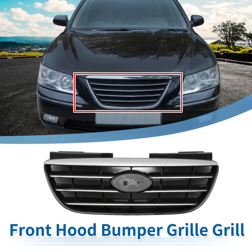 Front Upper Bumper Grille for Hyundai Elantra (2011–2016)