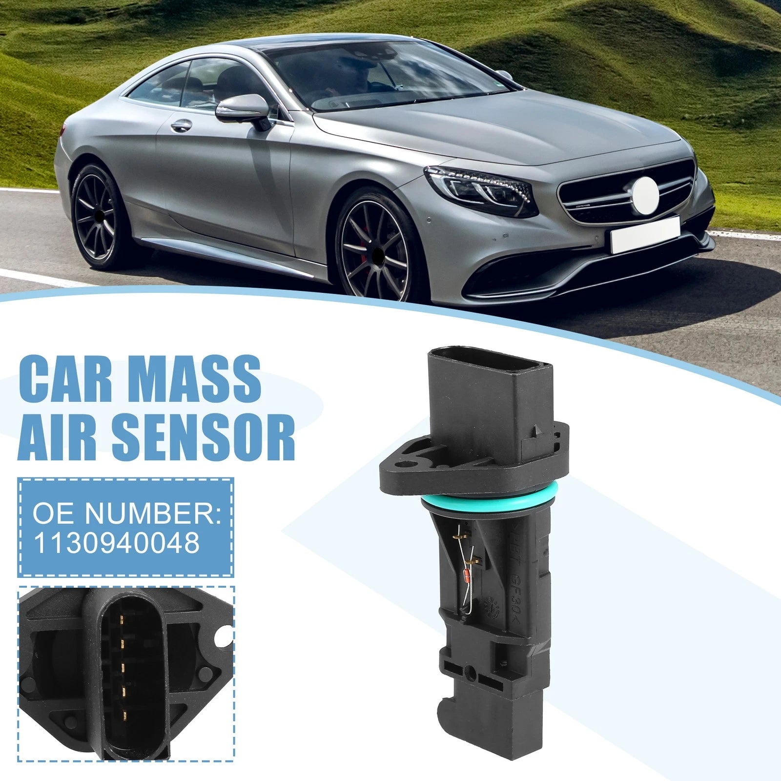 Mass Air Flow Sensor Meter Replacement for Mercedes-Benz E500 (2003–2009)